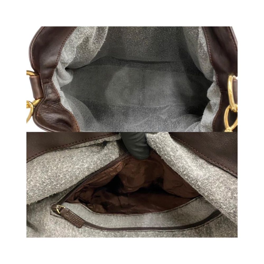 Pre Loved Gucci Bamboo Leather Tote Bag - Picture 9 of 10